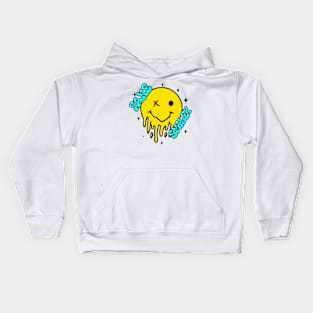 Grafiti fake smiley Kids Hoodie